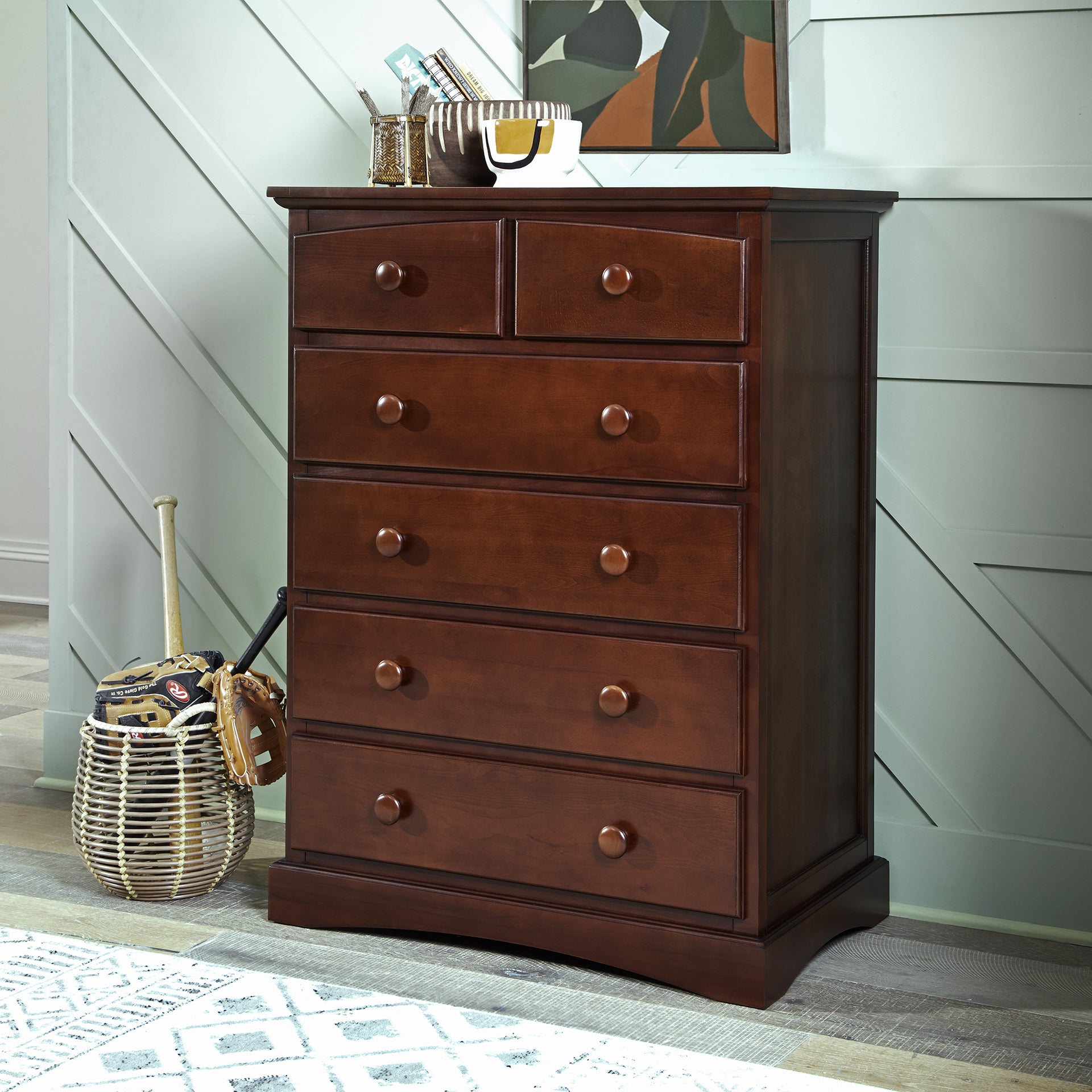 Astoria Hardwood 6-Drawer Dresser
