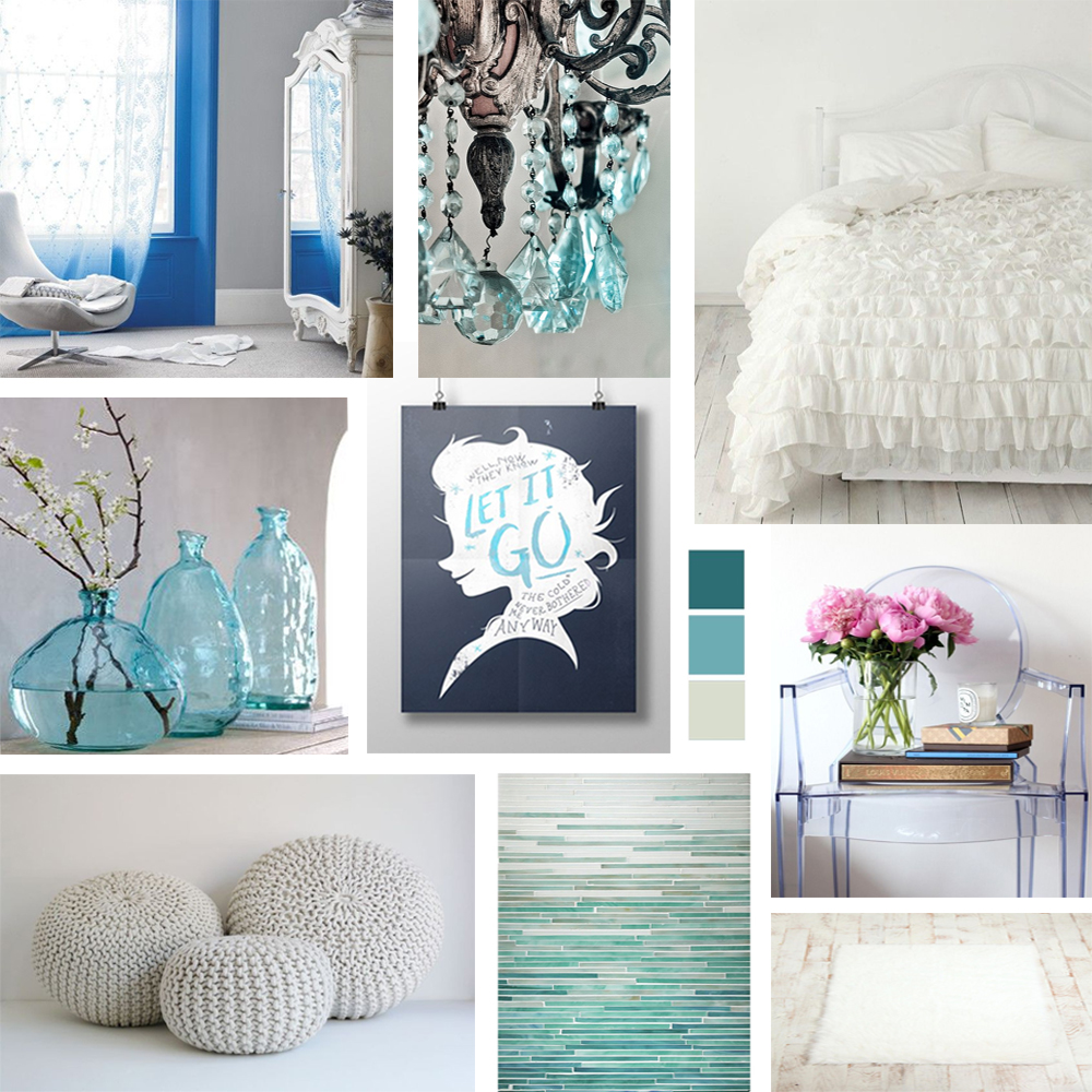 Interior design based on Disney's Frozen